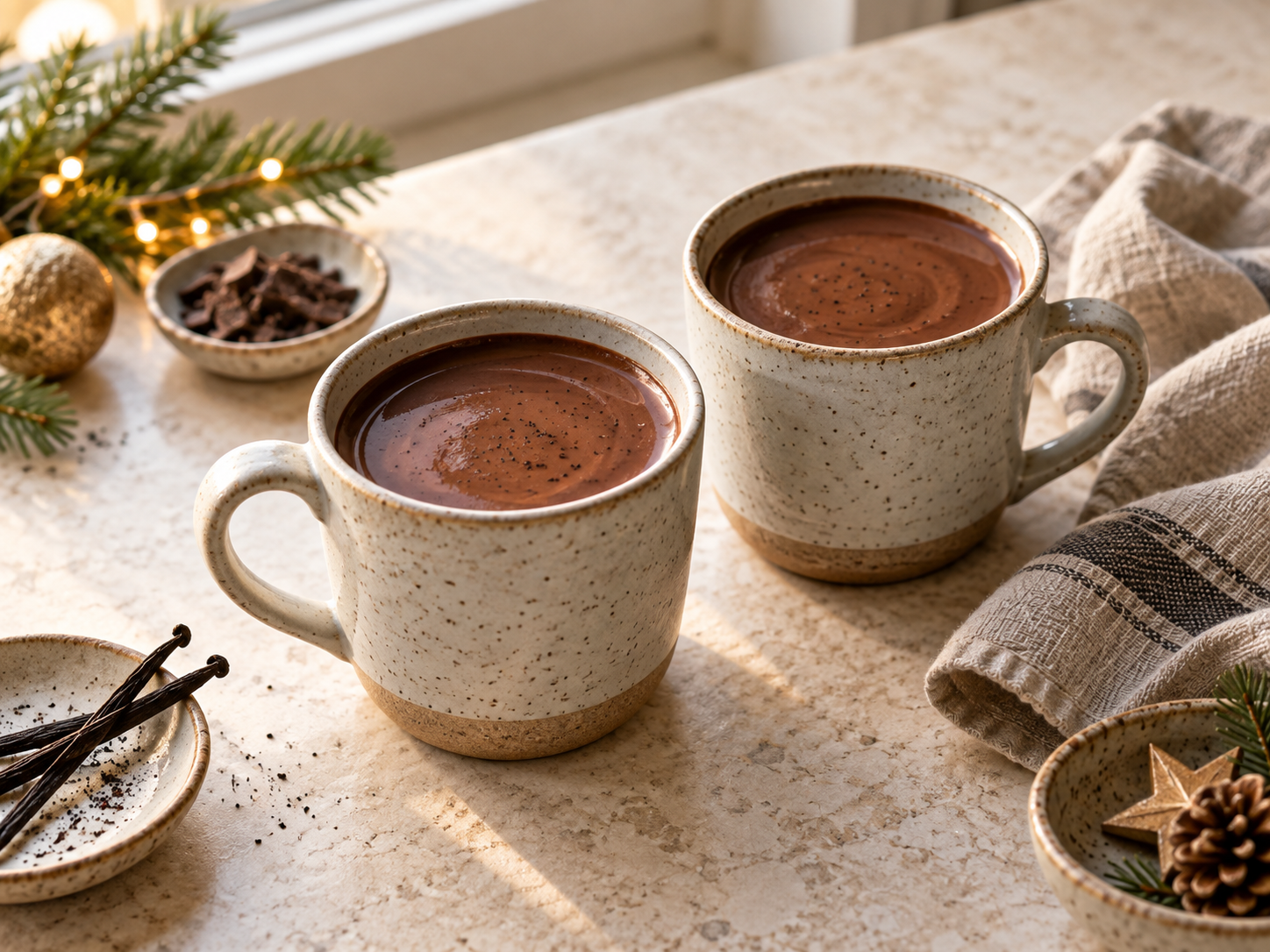 Vanilla hot chocolate