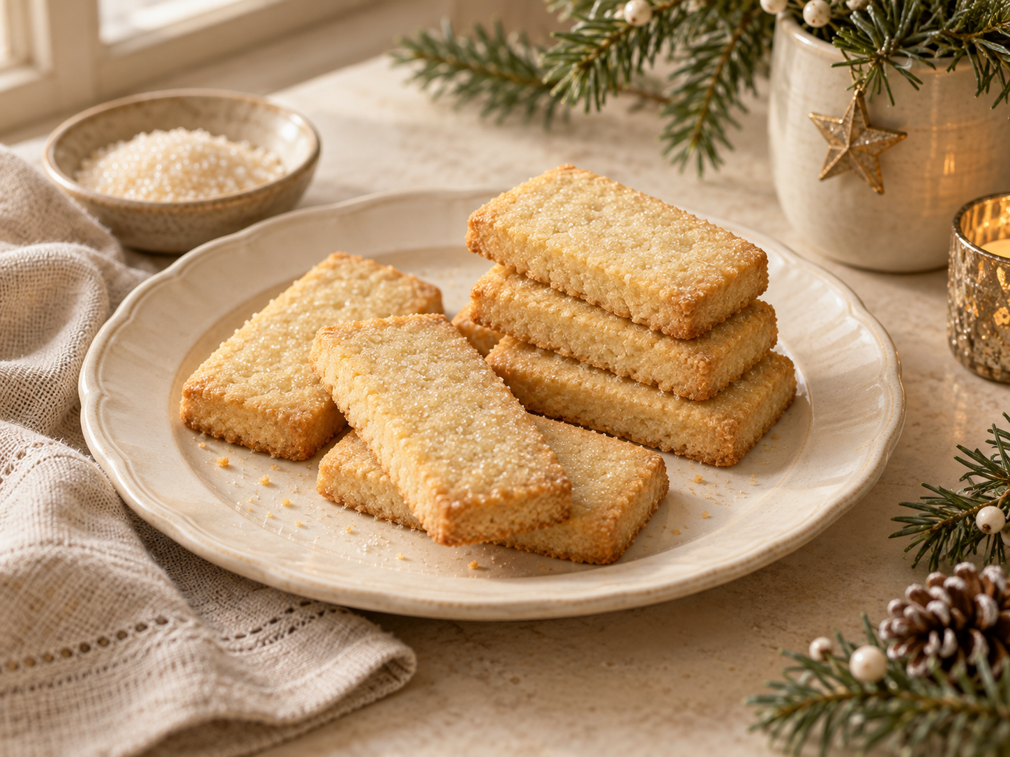 Vanilla shortbread